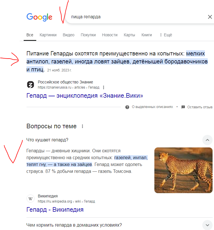 Ответ
